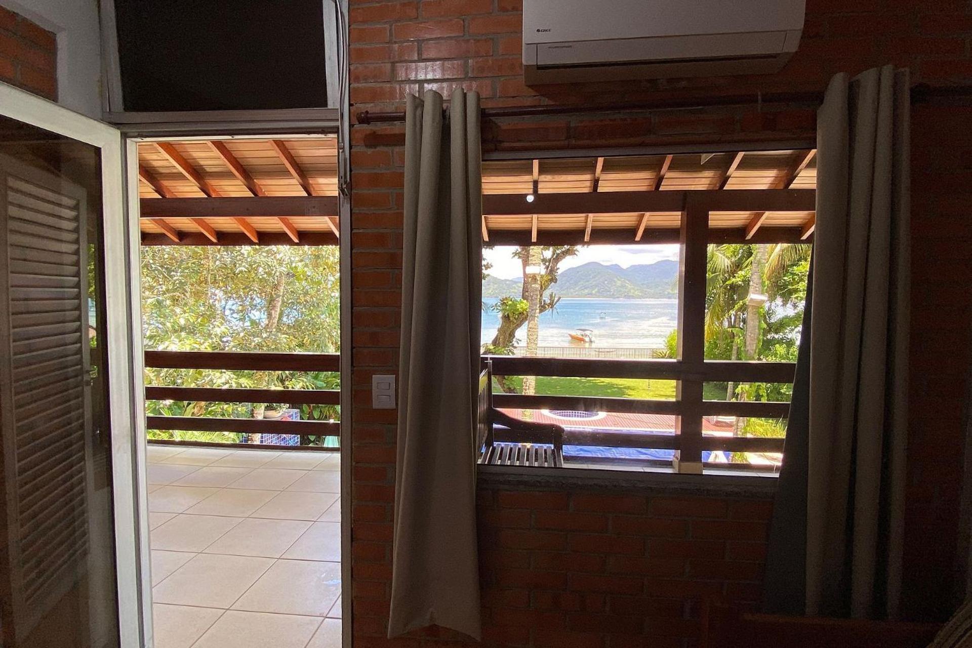 Magnifica Casa Pe Na Areia 4 C/ Ar E Piscina * Ubatuba