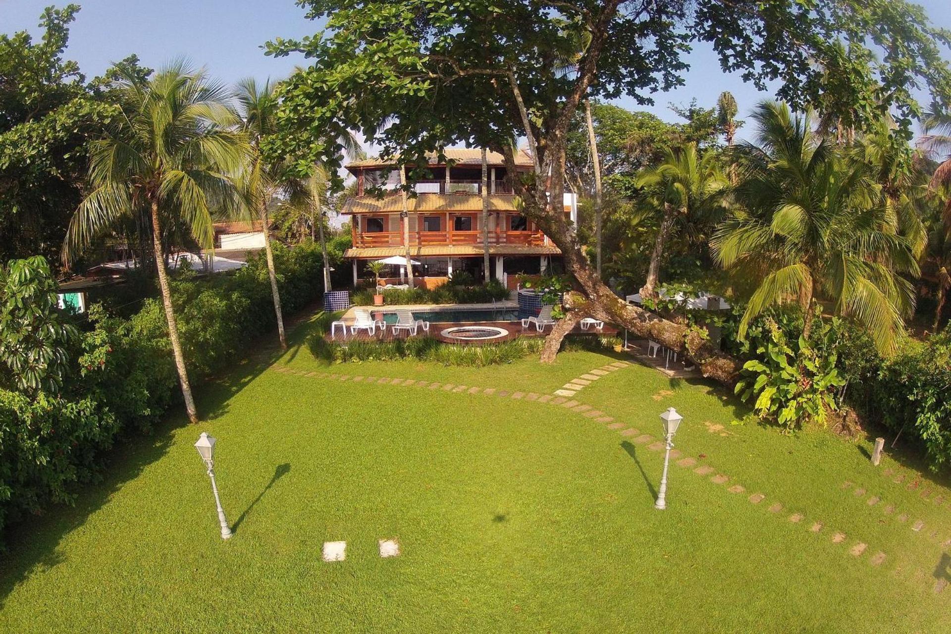 Magnifica Casa Pe Na Areia 4 C/ Ar E Piscina Casa de férias Ubatuba