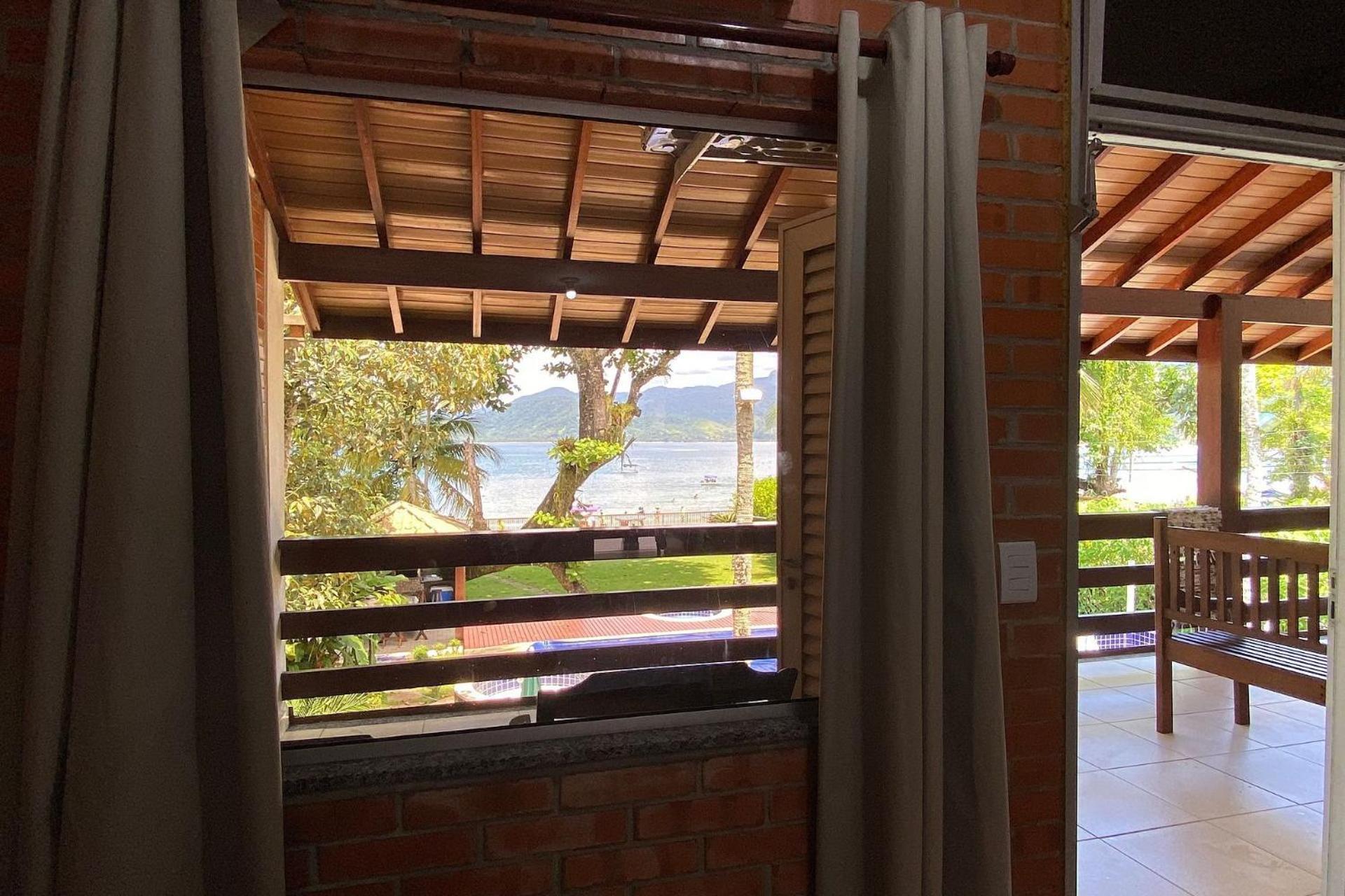 Magnifica Casa Pe Na Areia 4 C/ Ar E Piscina Casa de férias Ubatuba