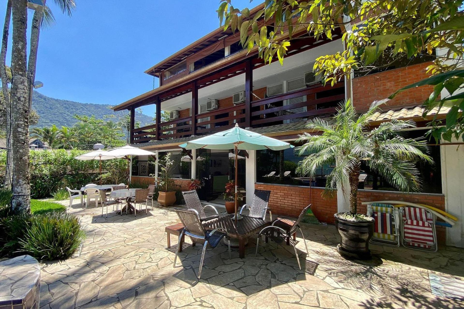 Casa de férias Magnifica Casa Pe Na Areia 4 C/ Ar E Piscina Ubatuba