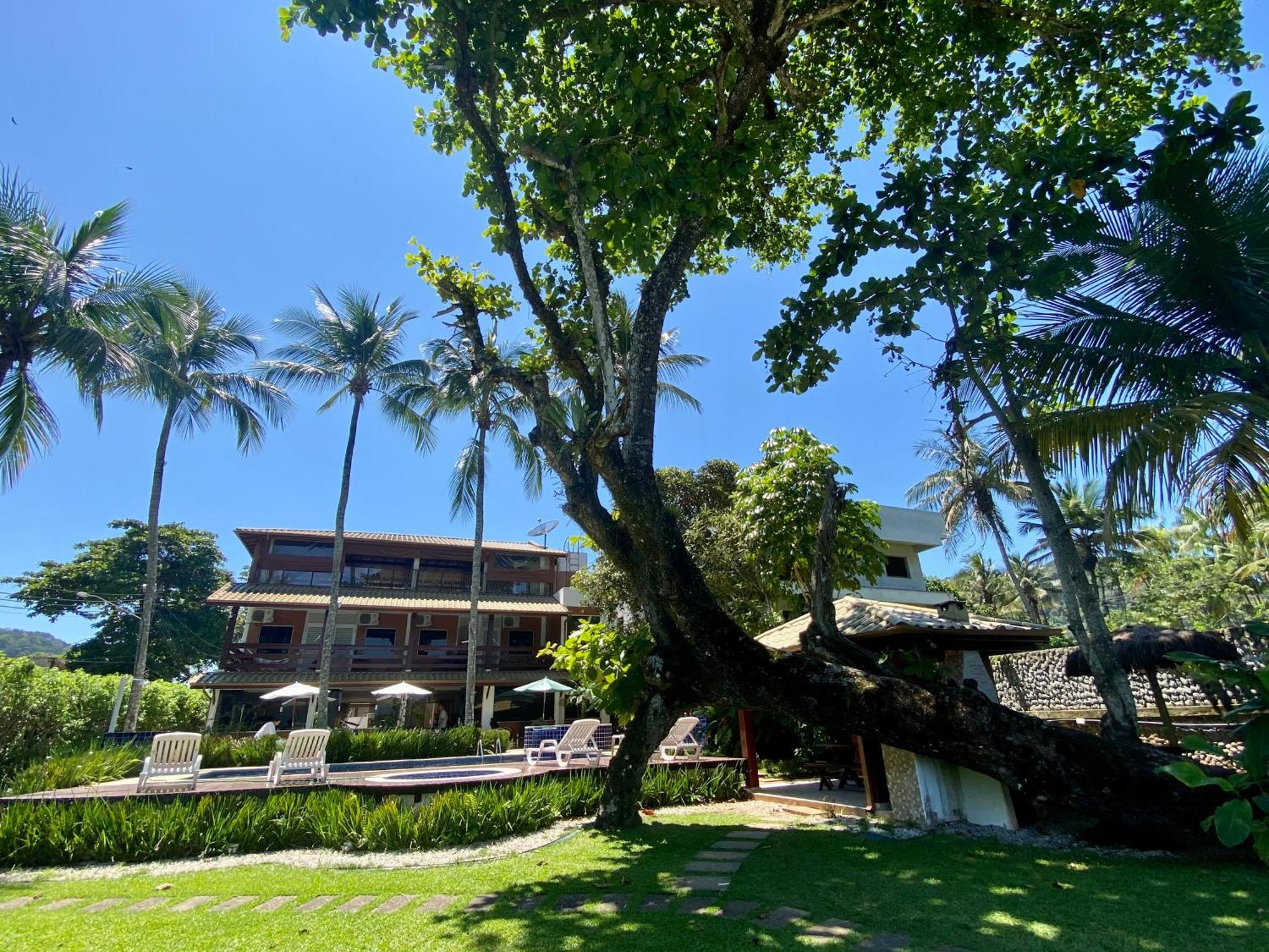 Magnifica Casa Pe Na Areia 4 C/ Ar E Piscina Casa de férias Ubatuba